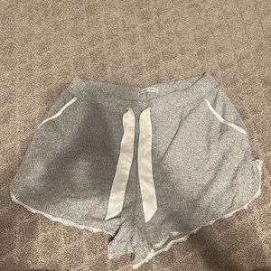 Abercrombie Soft Sleep Shorts; Grey XL